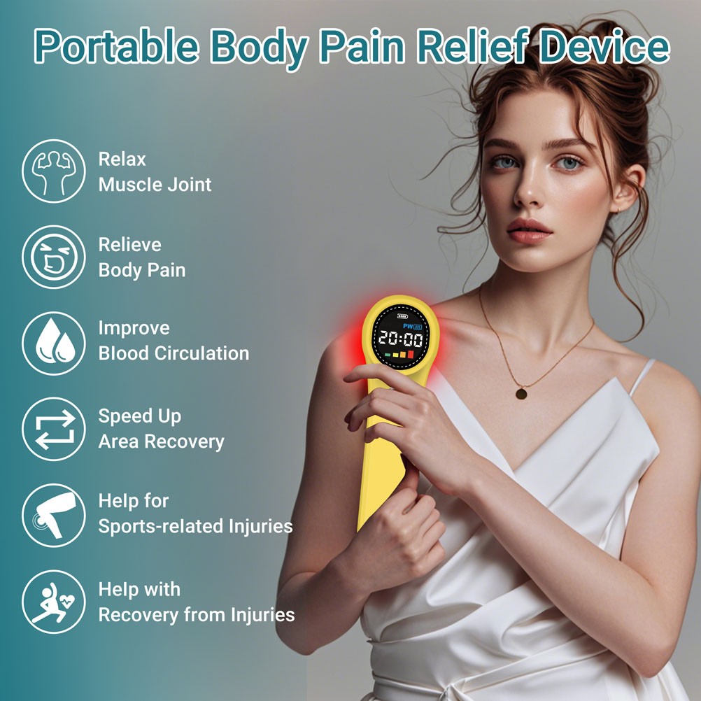 Advanced Cold Laser LLLT Device 1760mW for Chronic Pain Management Treatment
