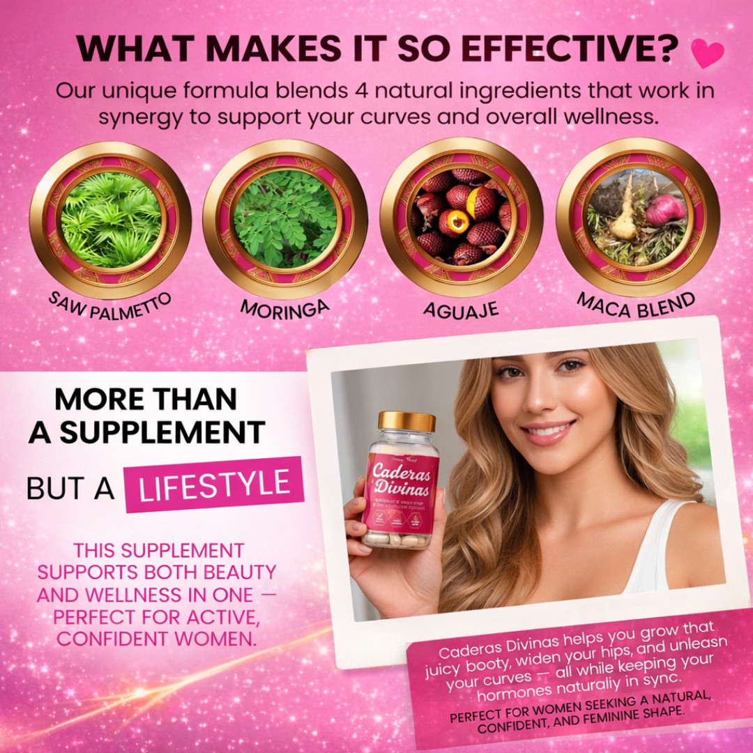 Maximum Butt & Hips Growth – Aguaje Curvy Fruit + Maca + Saw palmeto• 60 days