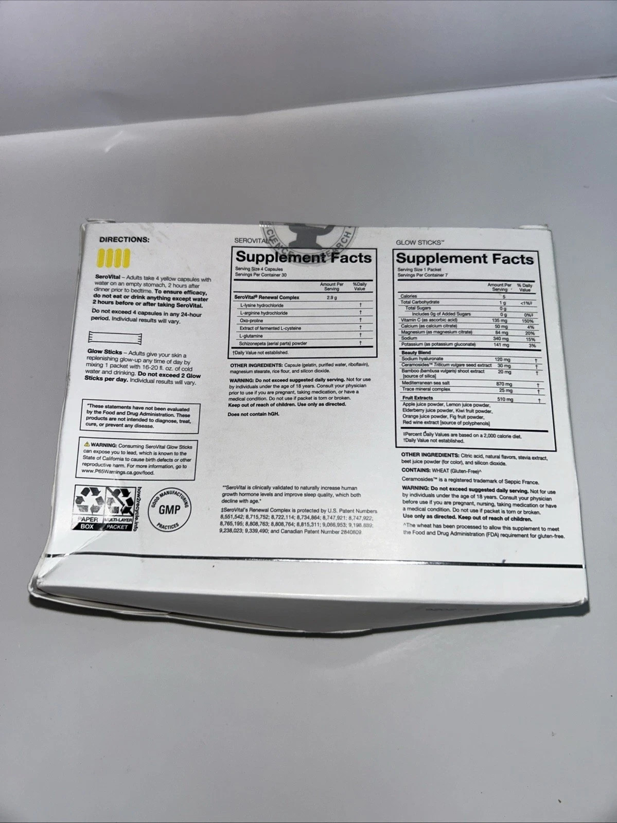 SeroVital Reverse The Signs of Aging Dietary Supplement – 120 Capsules
