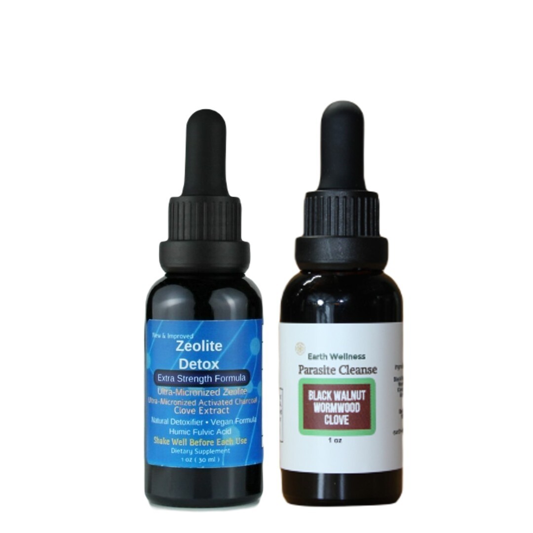 Zeolite Liquid METAL DETOX with PARASITE detox, Total Body DETOX exp 2025