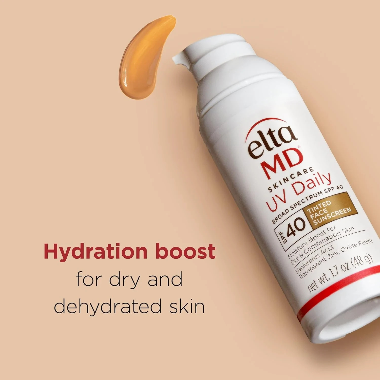 Elta MD UV Clear TINTED Face Sunscreen SPF 46 | Oil-free 1.7oz Pump