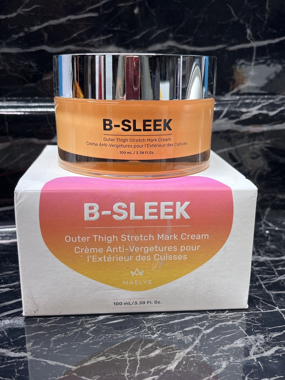 MAELYS B-Sleek outer thigh stretch mark cream 3.38 oz New In Box 🔥Sale 🔥