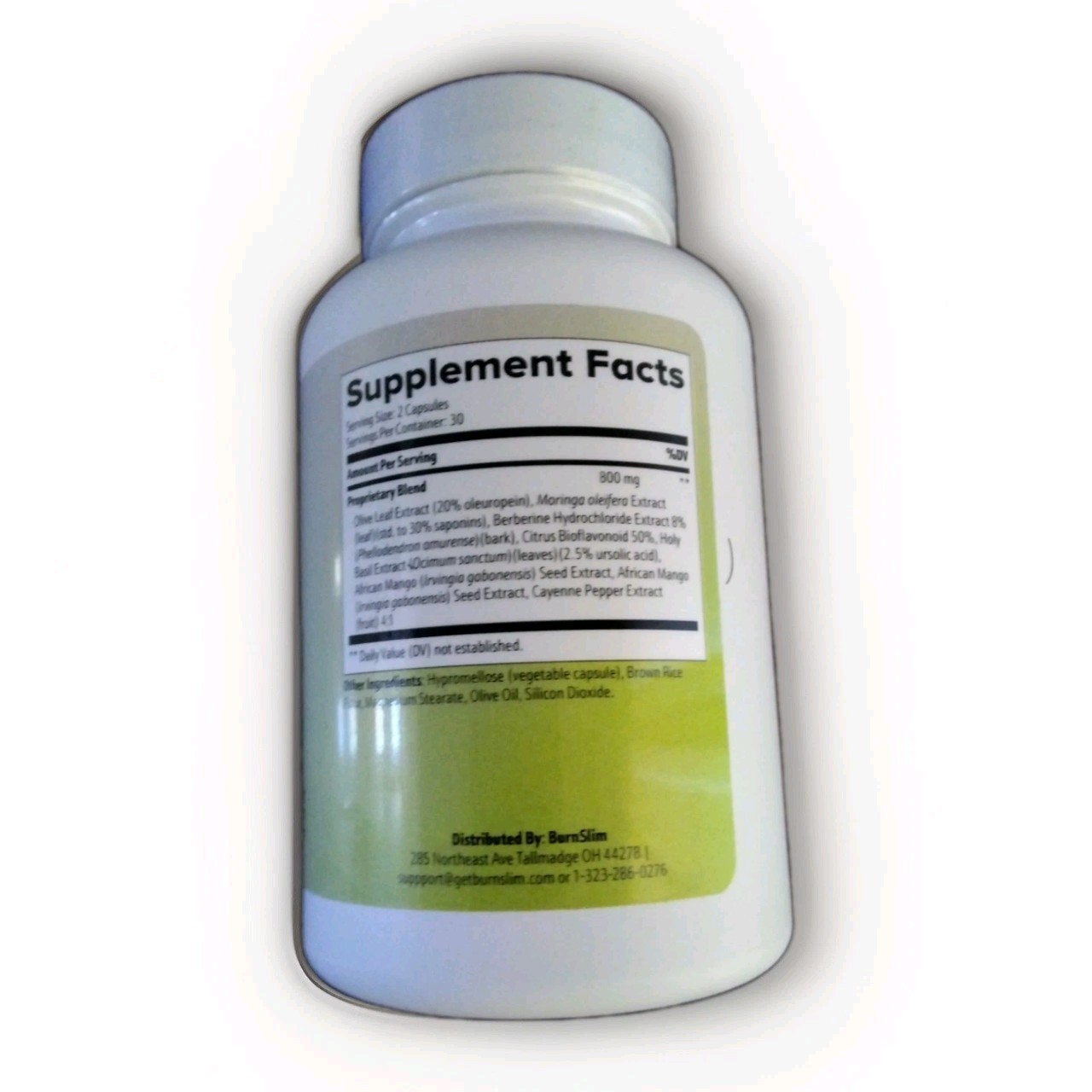 (1 Pack) BurnSlim Advanced Energy & Fitness Supplement Burn Slim 60 Capsules