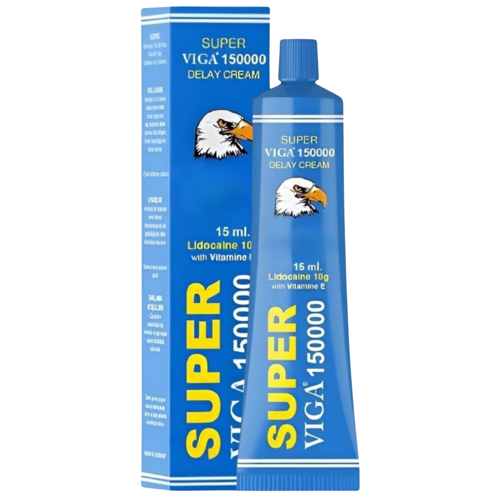 Viga 150000 for Men Long-Lasting Delay Cream 100% Natural Pack of 2