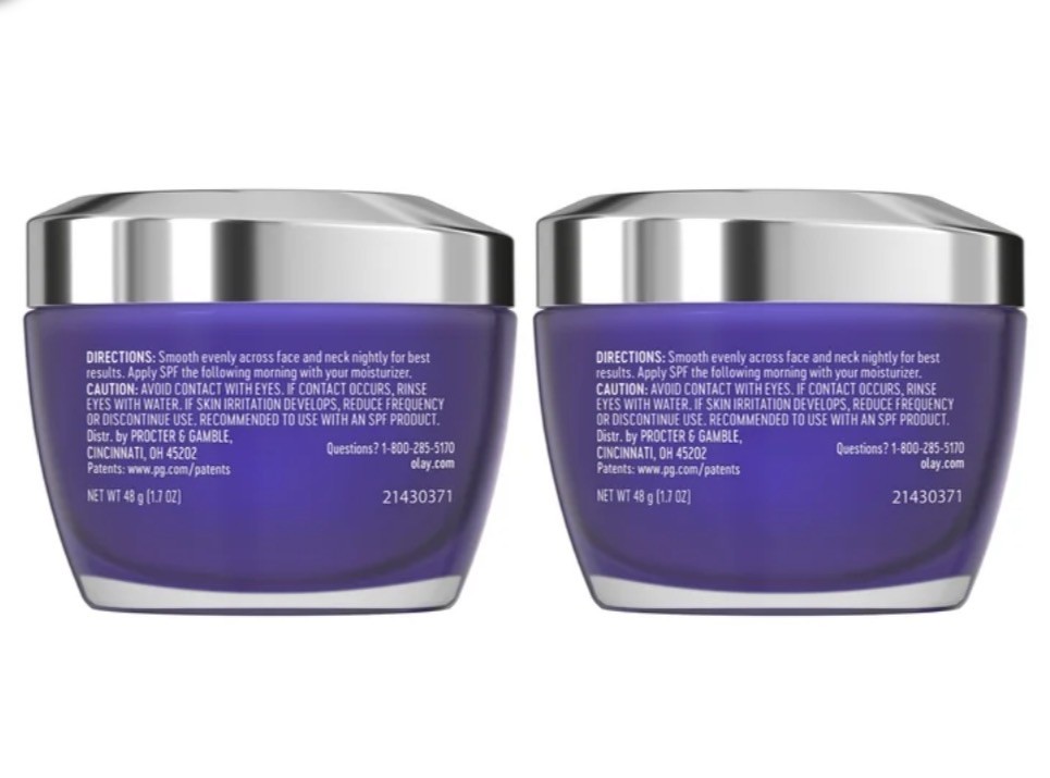 Olay Every Night Retinol, 1.7 oz, 2-pack
