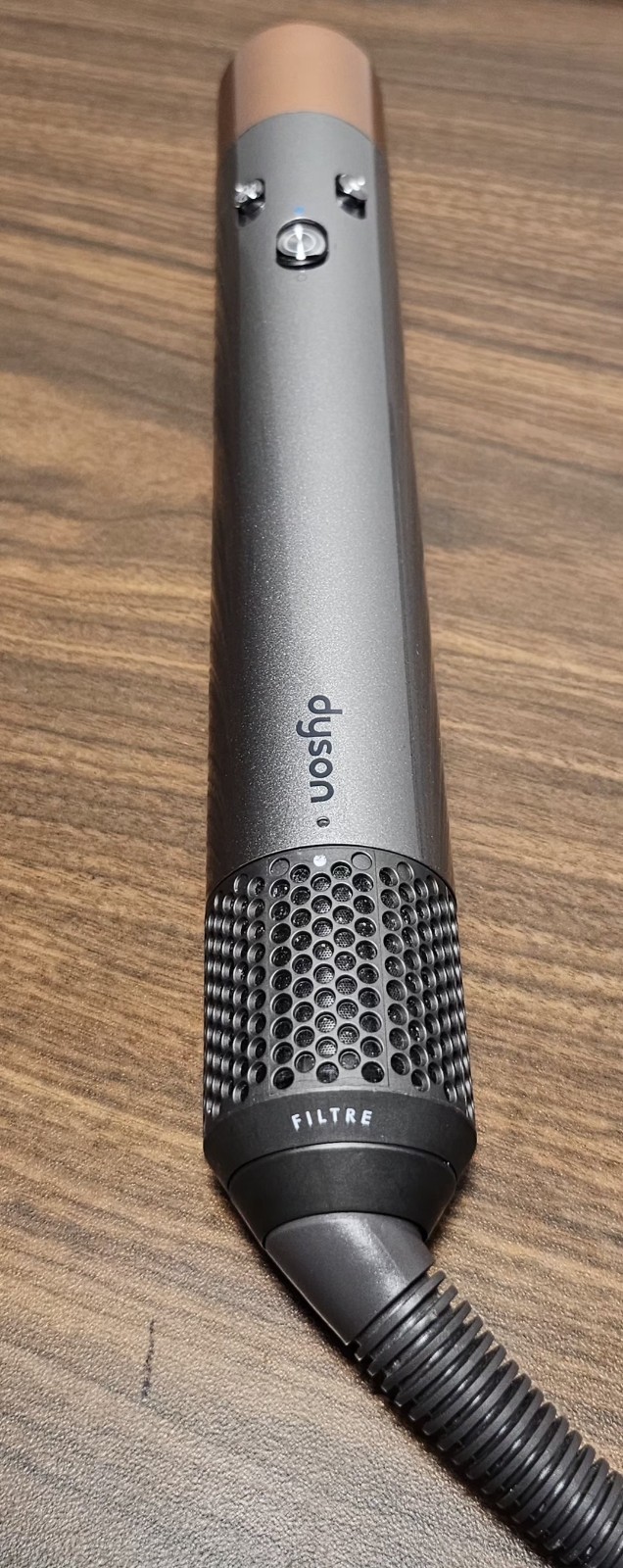 Dyson Airwrap HS05 Multi Styler Long Barrel w/Attachment & Storage Nickel/Copper