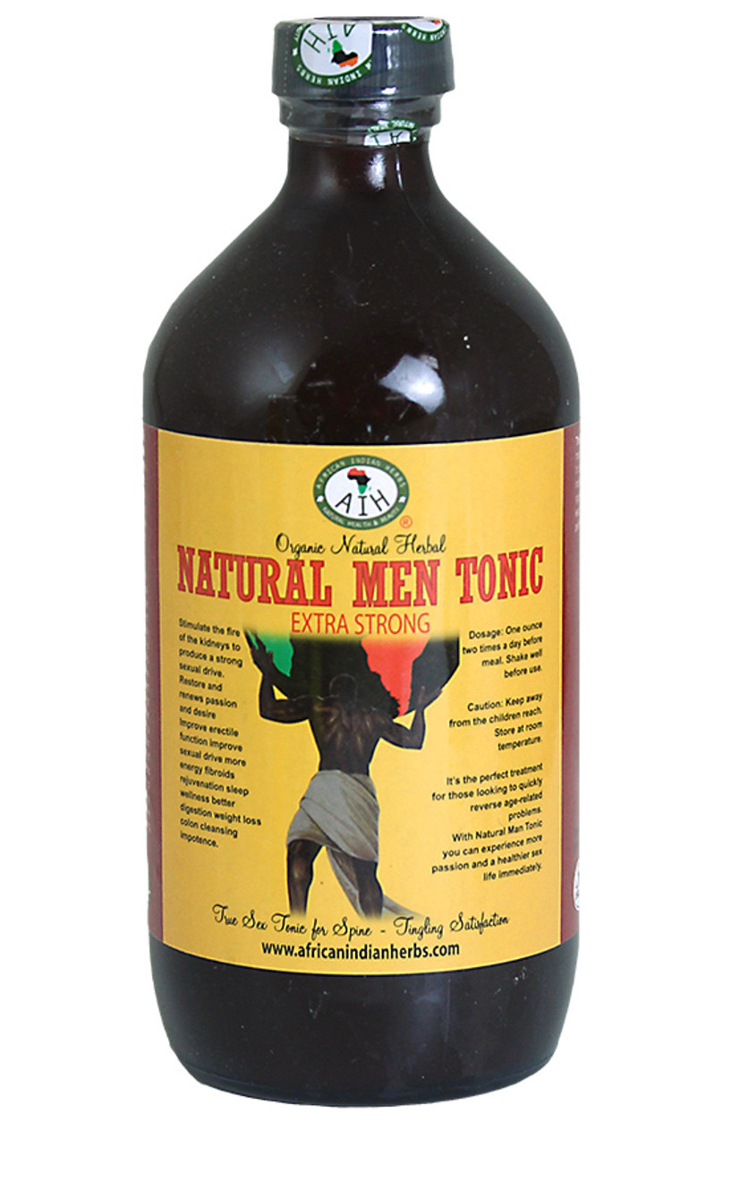 Organic Natural Herbal Men Tonic Extra Strong by AIH 16 oz