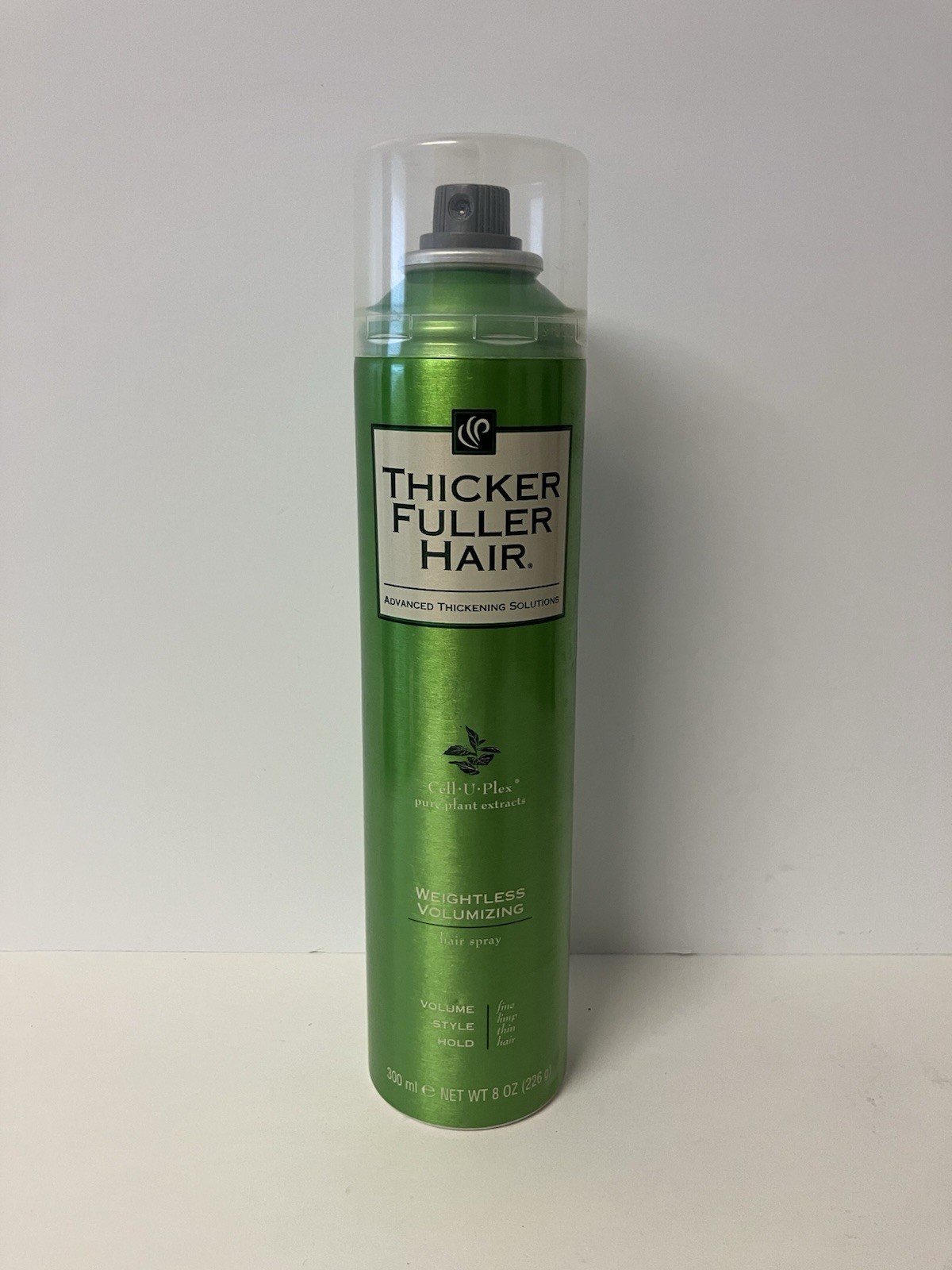 Thicker Fuller Hair Cell-U-Plex Weightless Volumizing Hairspray 8 fl oz NOS