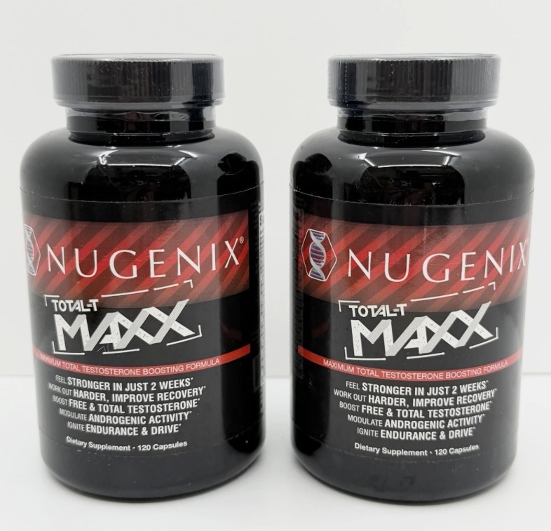 2 PACK Nugenix Total-T Maxx – Maximum Total Testosterone Booster for Men NEW