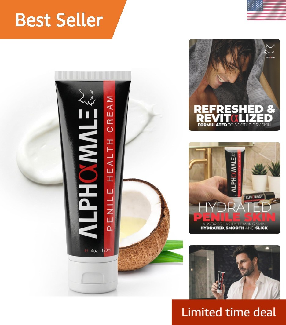 Penile Health Creme Daily Moisturizer for Sensitive Skin – Coconut oil, CoQ10…