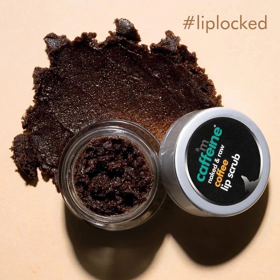 mCaffeine Coffee Lip Scrub Balm – 85% Reduction in Dark Lips & Pigmentation- 12g