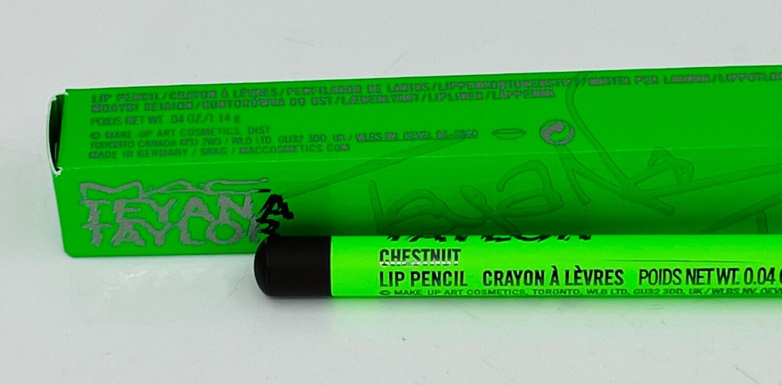 Mac Teyana taylor Lip Pencil #Chestnut 0.04oz/1.14g lip pencil (NIB)