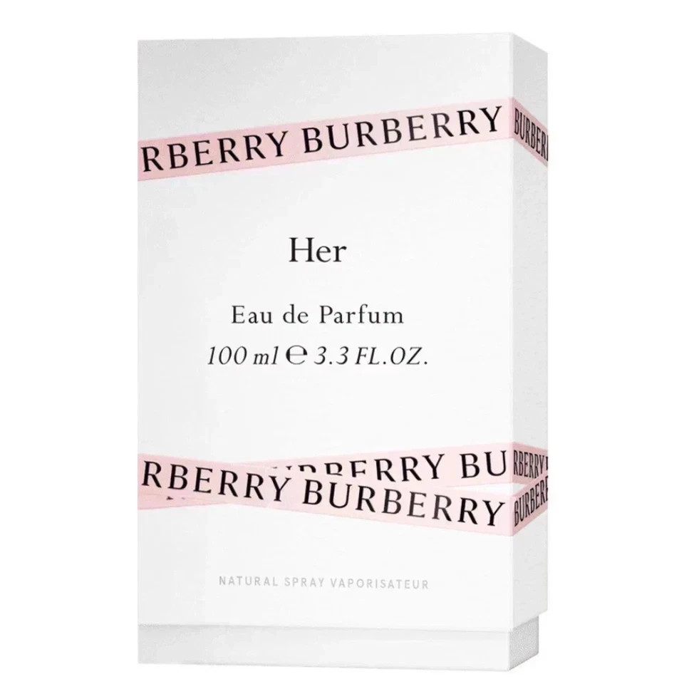 Burberry Her Women Eau de Parfum EDP Spray 3.3oz 100ml New Sealed Box USA