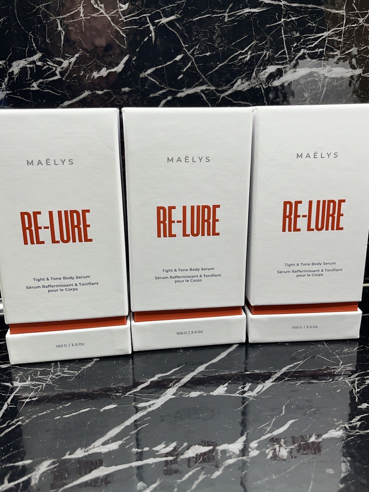 3x Maelys Re-Lure Tight & Tone Body Serum 3.5oz NEW SALE