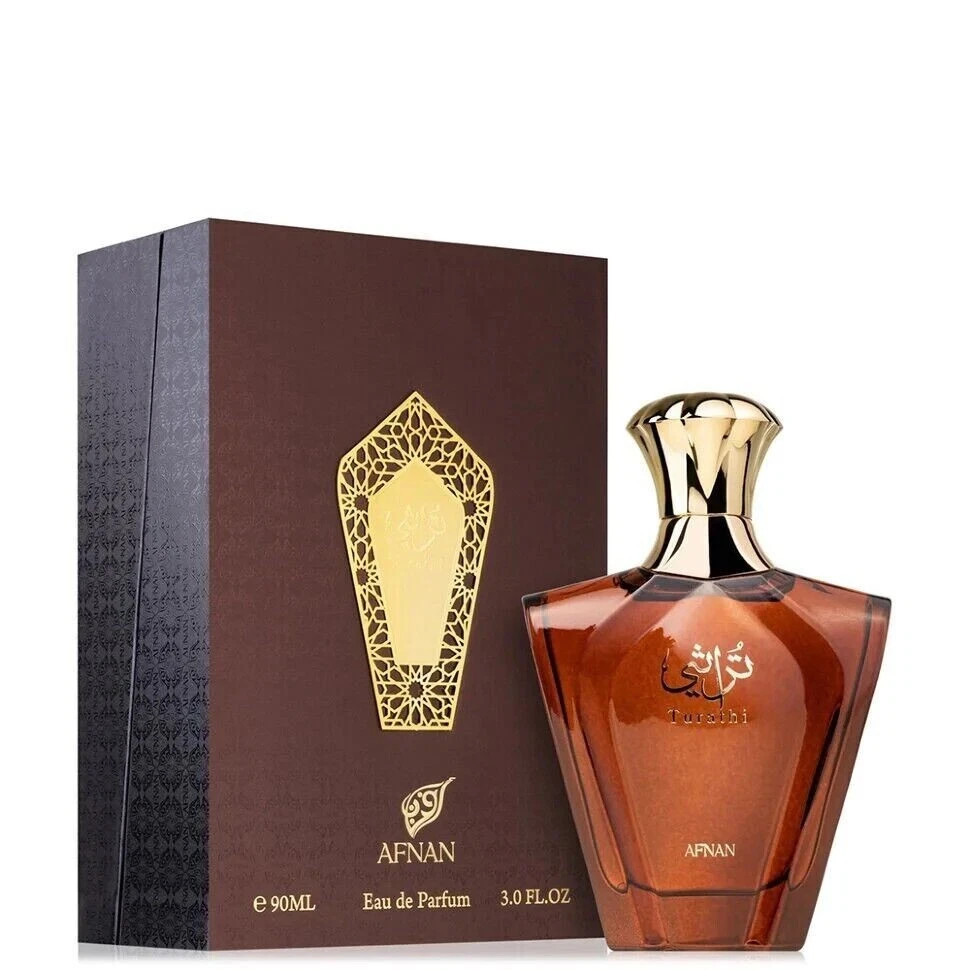 Turathi Brown by Afnan 3.0 oz EDP Cologne for Men New In Box