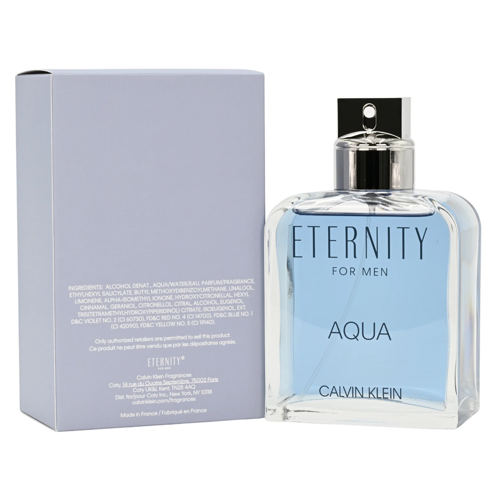 ETERNITY AQUA by Calvin Klein 6.7 / 6.8 oz EDT Cologne for Men New In Box