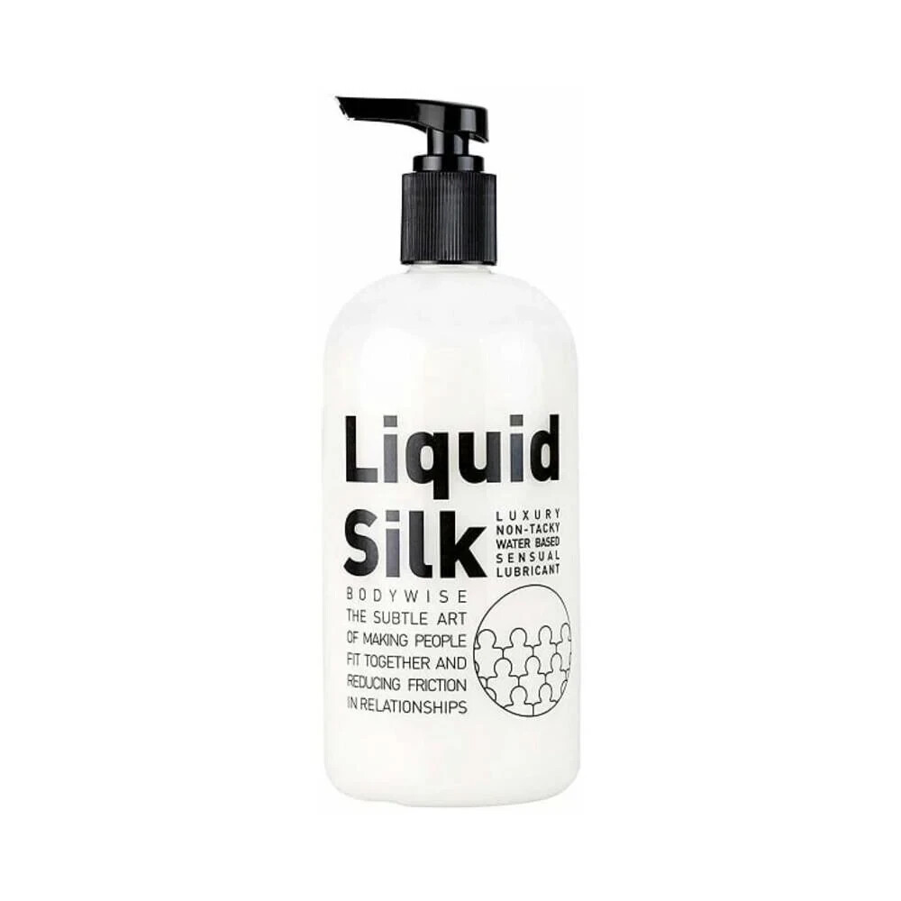 Liquid Silk Luxury Non Tacky Water Based Sensual Personal Lube – 8.45oz