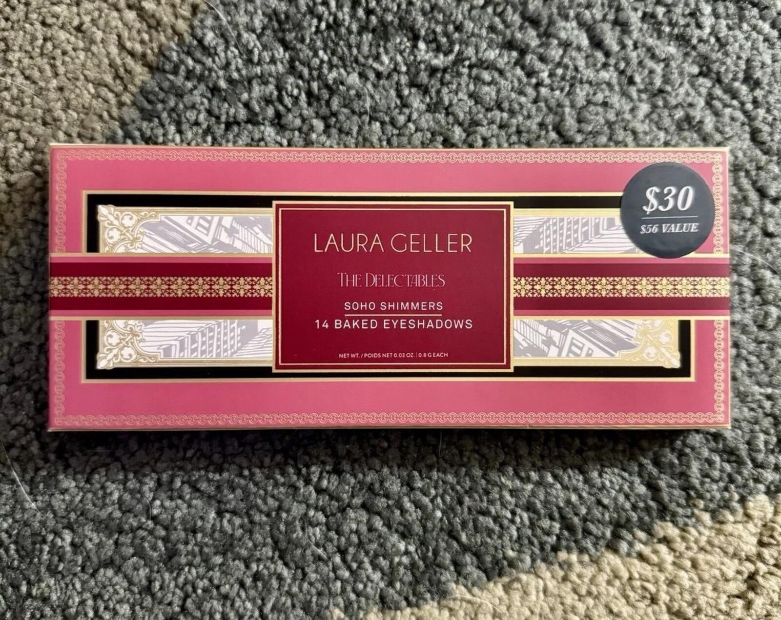 LG 14-Pan Baked Eyeshadow Palette Soho Shimmers Neutral