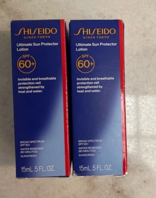 Shiseido Ultimate Sun Protector Lotion SPF 60+ Broad Spectrum Water-Resist 0.5oz