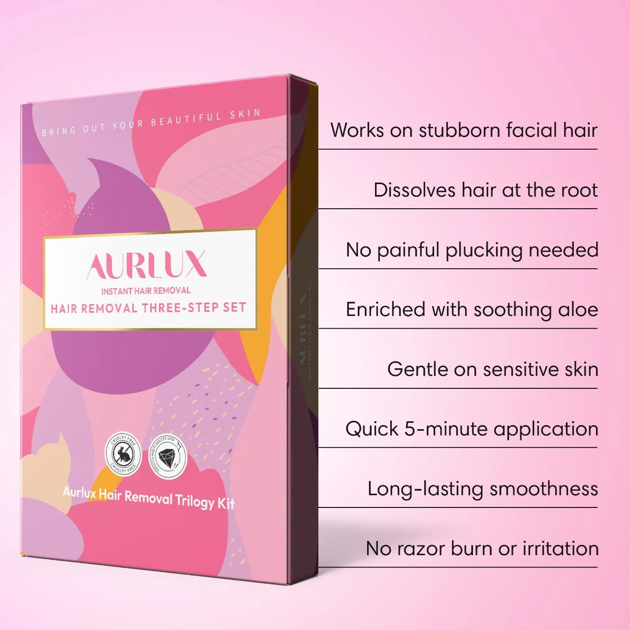 Auures Hair Removal Cream, Facial Cream Kit, Painless…