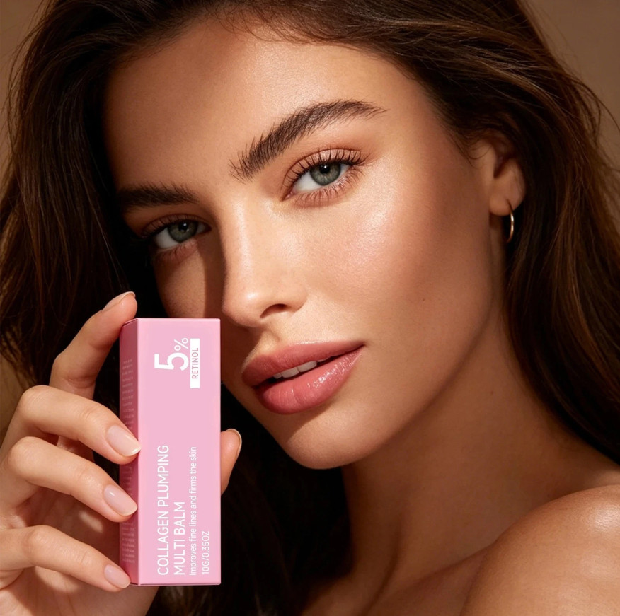 Pink Collagen Plumping Muti Balm K-Beauty Firming Brightening & Anti-aging 10g