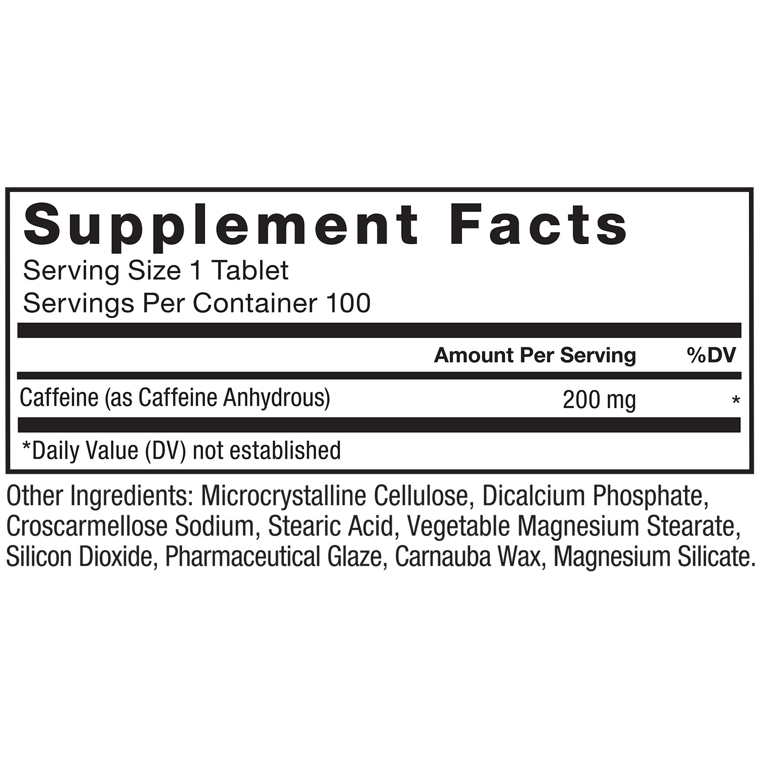 Force Factor Caffeine Pills 200mg Caffeine Tablets to Boost Energy and Endurance