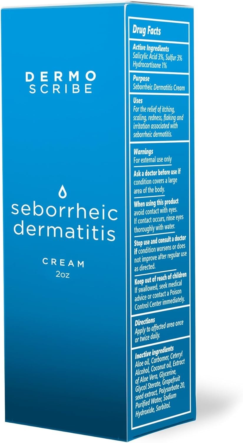 Eczema Cream for Face, Chest & Scalp – 2 oz of Hydrating Relief for Itchy Skin
