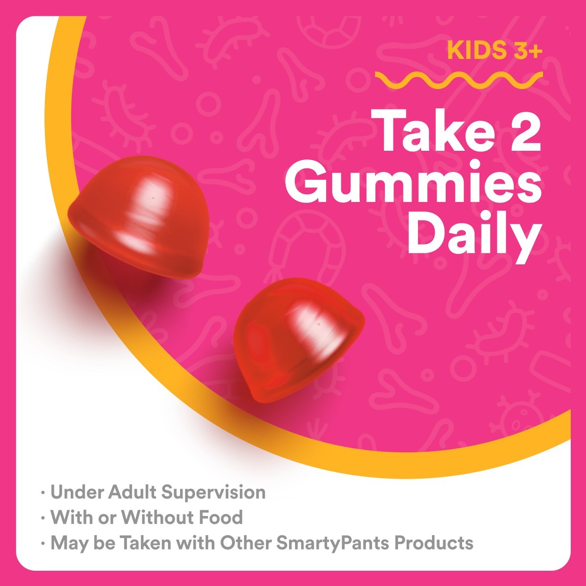 SmartyPants Kids Prebiotic & Probiotic & Digestive Health Vitamins – 45 ct