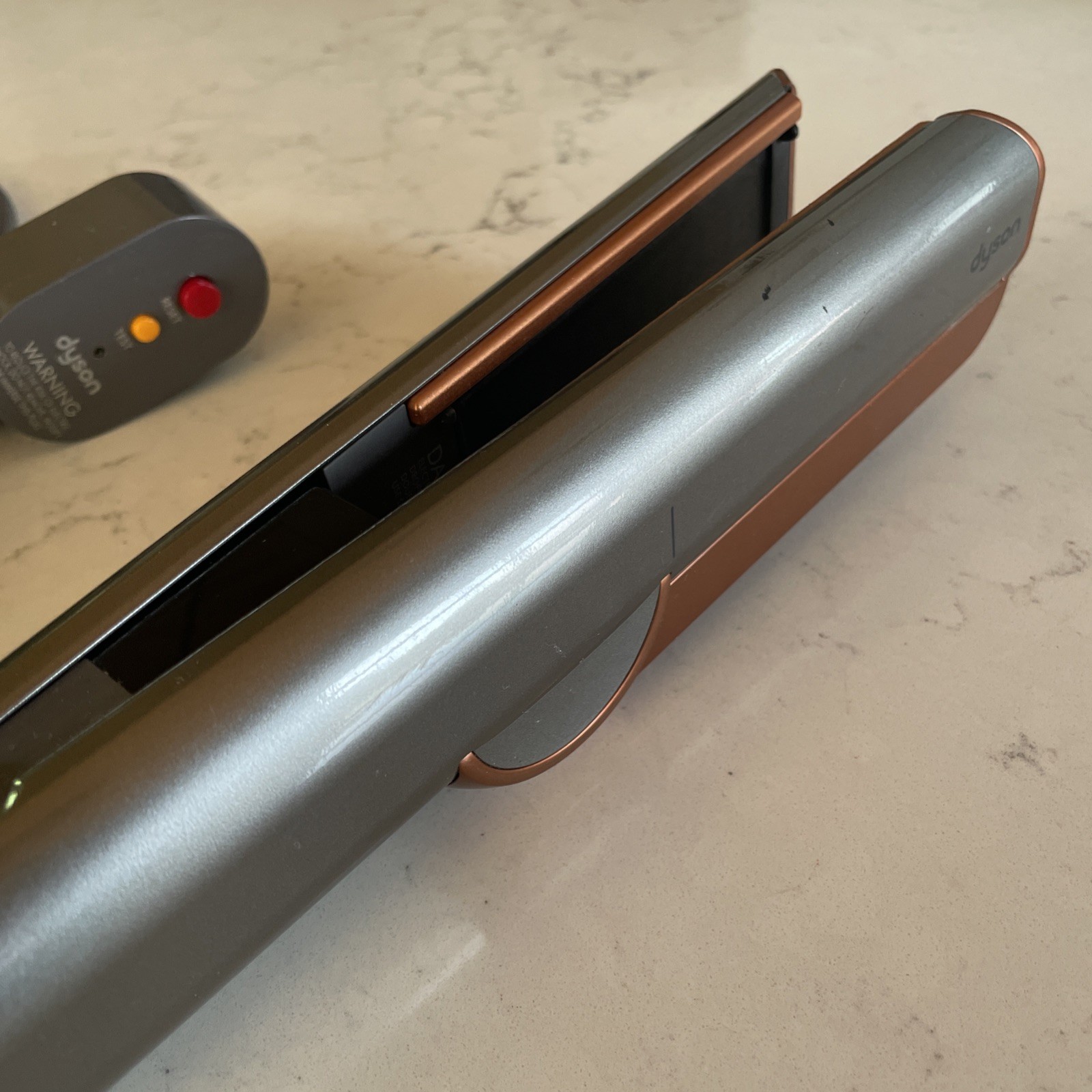 Dyson Airstrait Straightener – Nickel/Copper – Used, Working