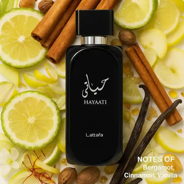 LATTAFA HAYAATI EDP 3.4 oz For Men Unisex Long-Lasting Fruity Musk