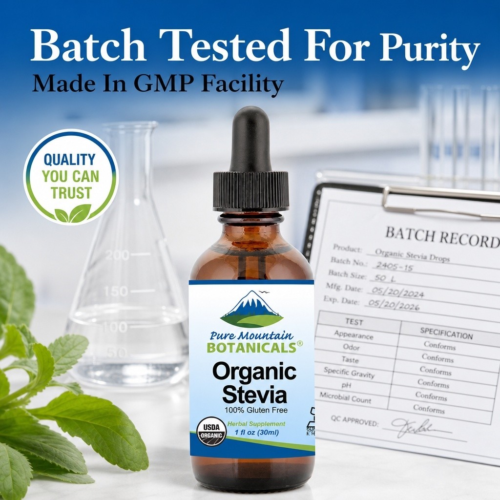 Best Liquid Stevia Brand for Coffee? – Pure Mountain Botanicals – Organic Stevia