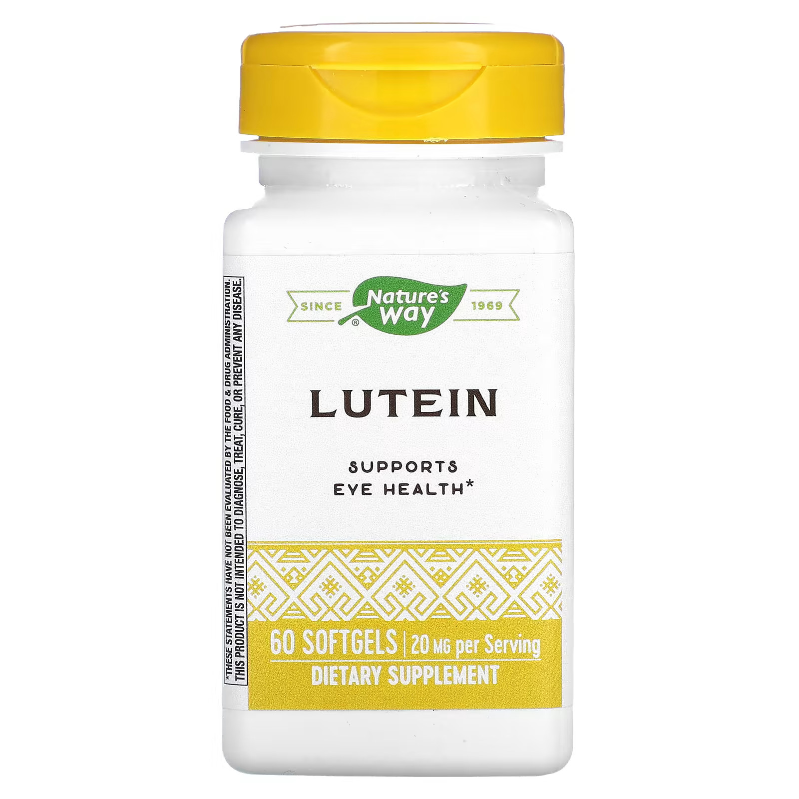 2 X Nature’s Way, Lutein, 20 mg, 60 Softgels-worldwide