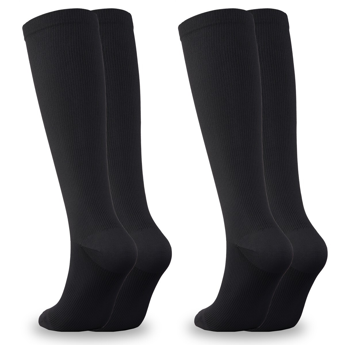 S M L XL 2XL 3XL 4XL Wide Calf Plus Size Compression Socks Women Men 15-20mmHg