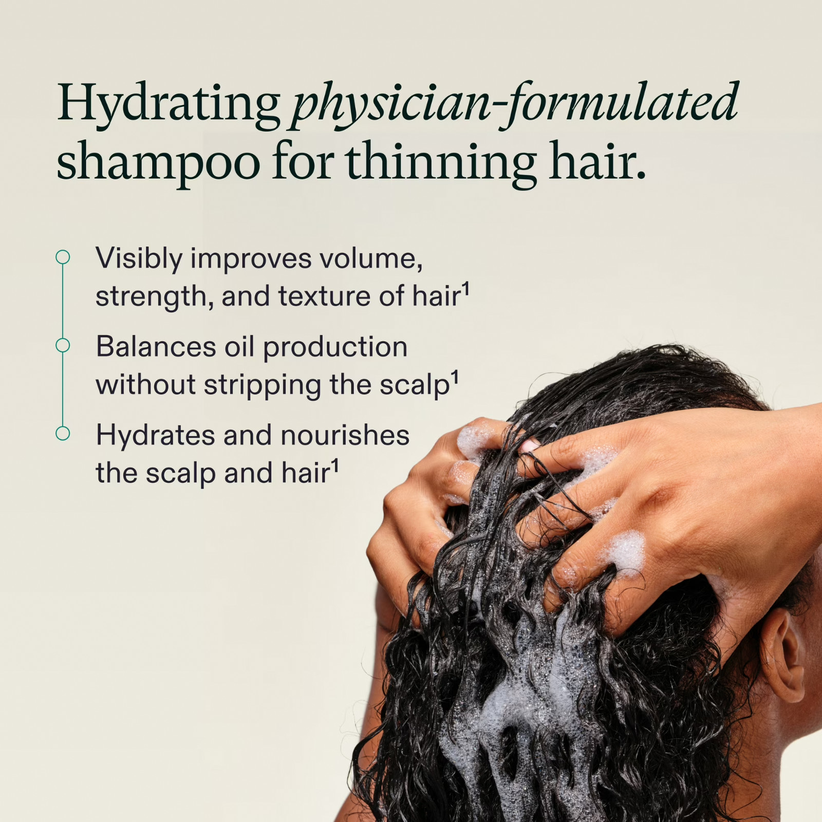 Nutrafol Shampoo Hair Cleanser Volumizing Thinning Hair FREE SHIP