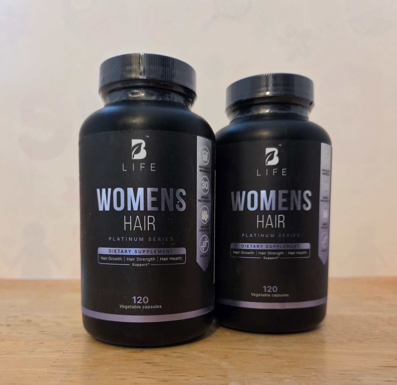 TWO PACK- Womens Hair Growth Supplement – Biotin Hair Vitamin Complex (60 days)