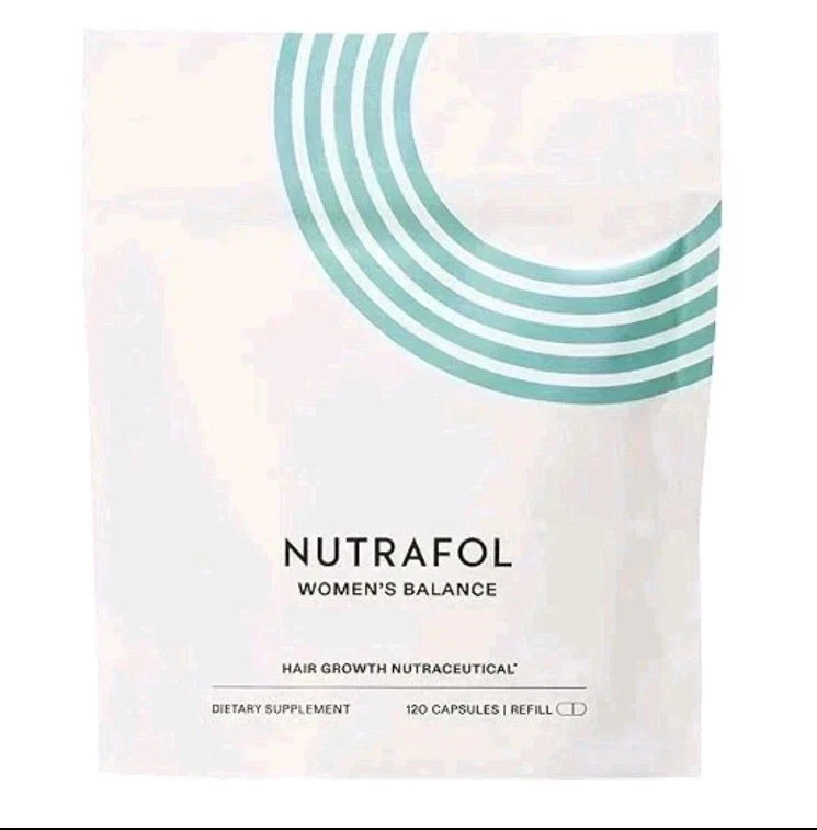 Nutrafol Women’s Balance Hair Growth Nutraceutical 120 Capsules 100% Drug-Free