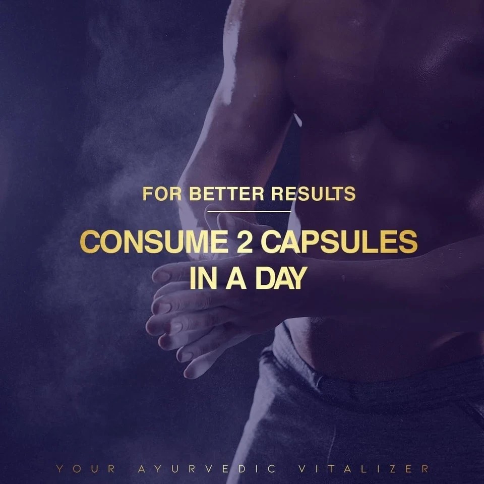 Vita ex Gold Boosts Vigor Vitality Strength, Power & Stamina – 20 Capsules
