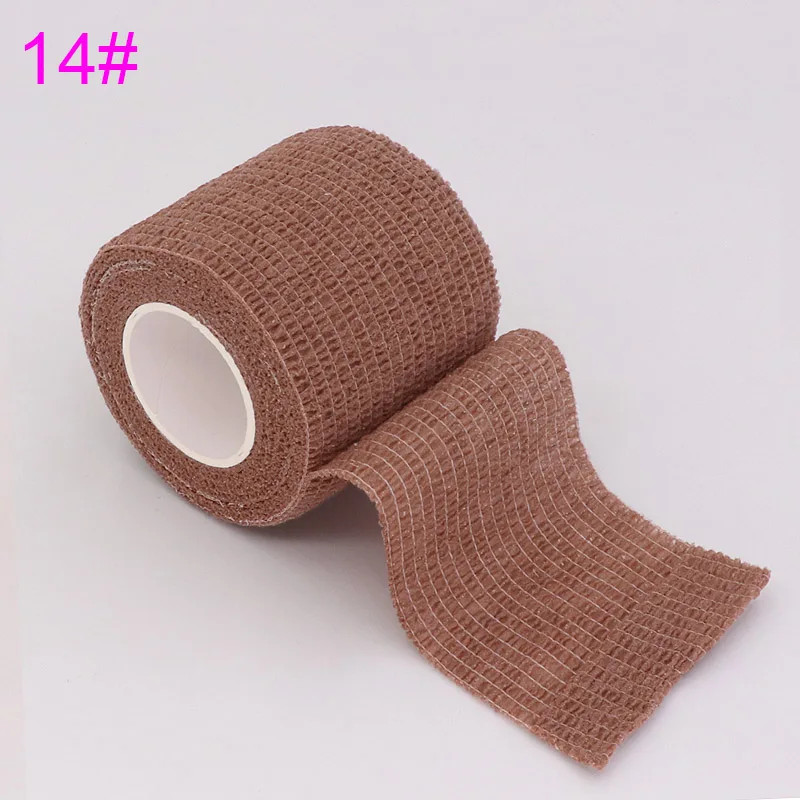 18 Colors Self Adhesive Elastic Sports Bandage Wrap Athletic Support Tape
