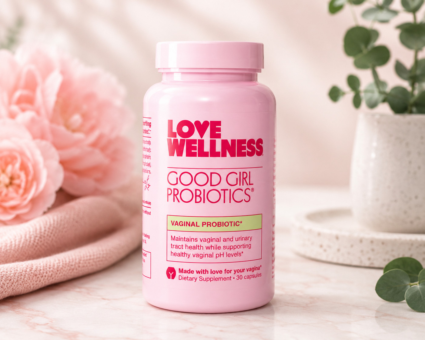 Love Wellness Good Girl Probiotics Vaginal Probiotic 30 Capsules Women’s Health