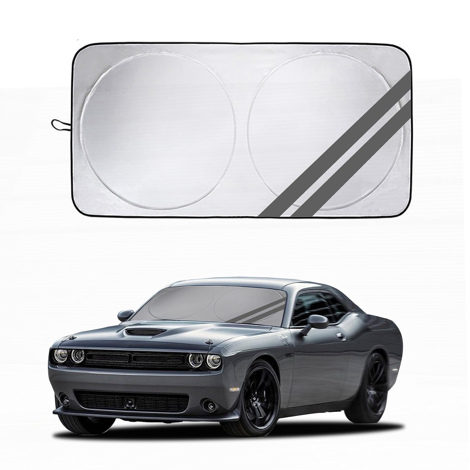 Yosrter Front Windshield Sun Shade Fit For Dodge Charger Challenger Durango
