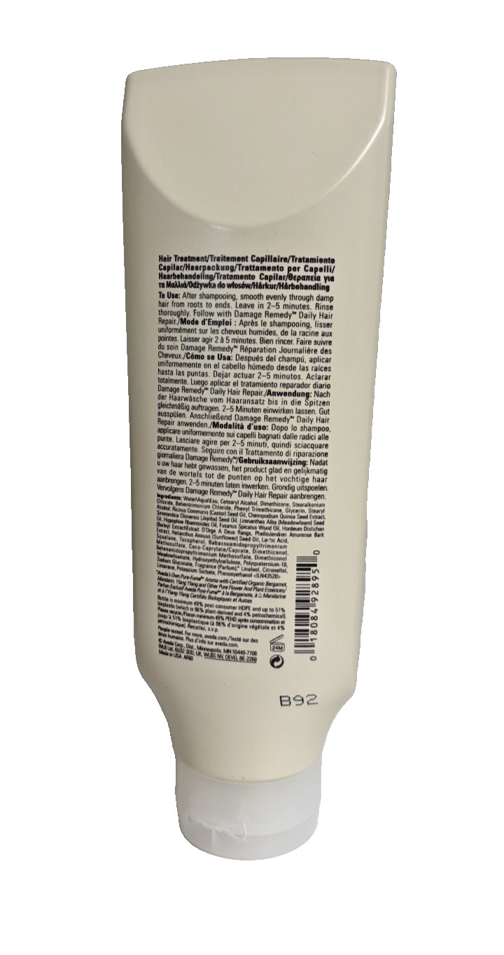 Aveda Damage Remedy Intensive Restructuring Treatment 16.9oz NEW