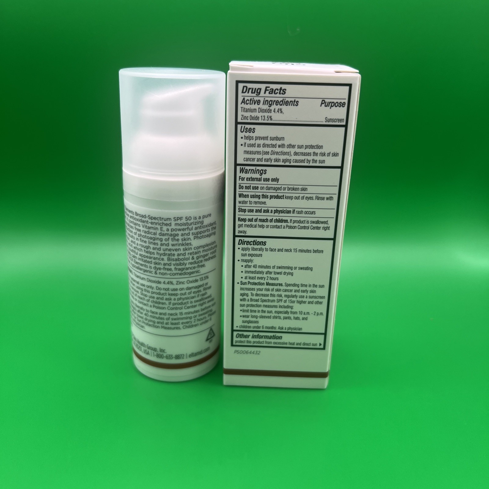 Elta MD UV AOX Elements Broad Spectrum SPF 50 TINTED** EXP 02-2029