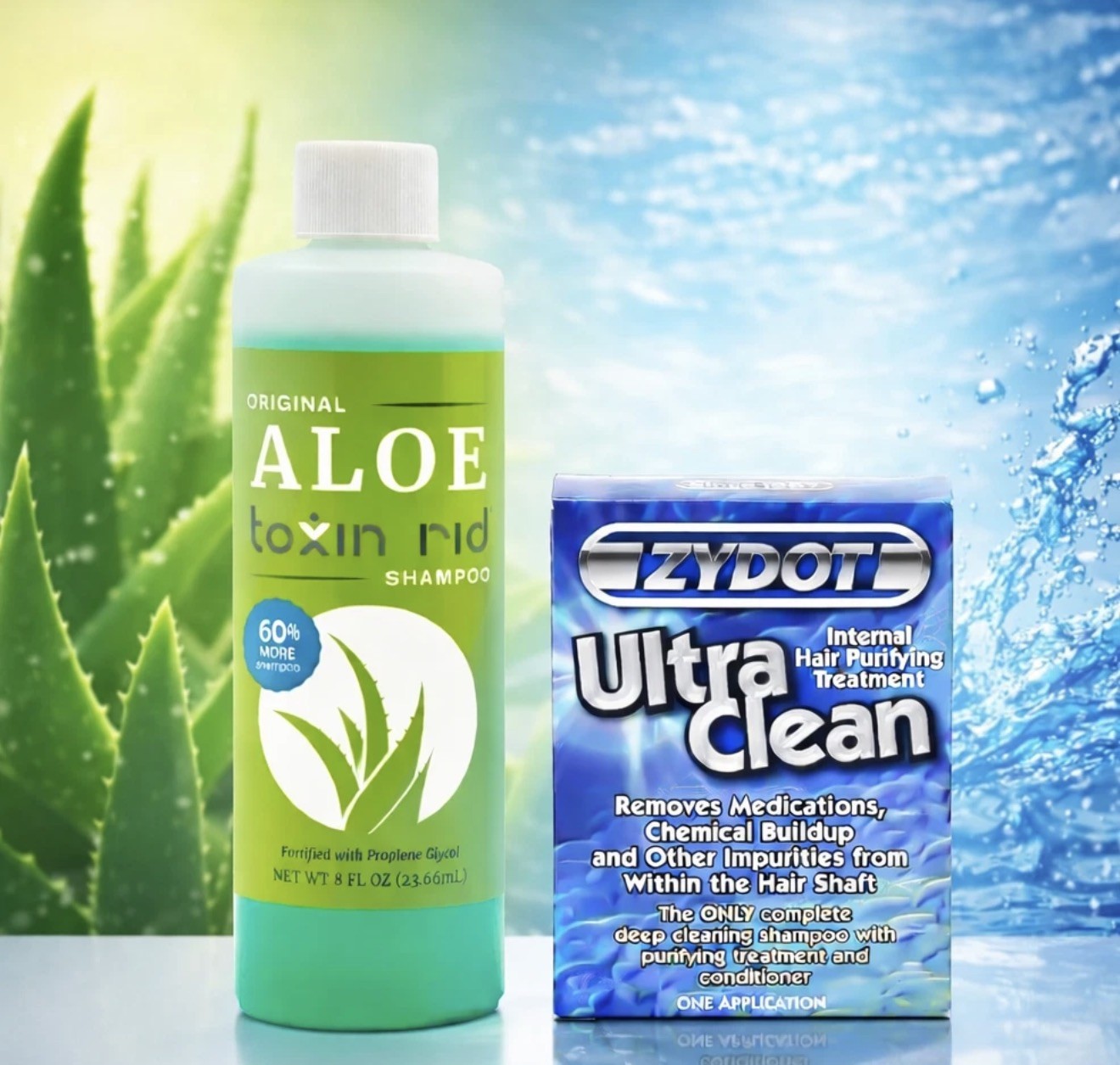 Original Aloe Toxin Rid + Zydot Ultra Clean For Hair Follicle Test