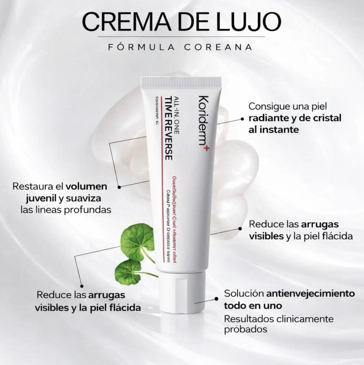 Koriderm Time Reverse Cream, Koriderm Cream for Face for All Skin Types-50ml