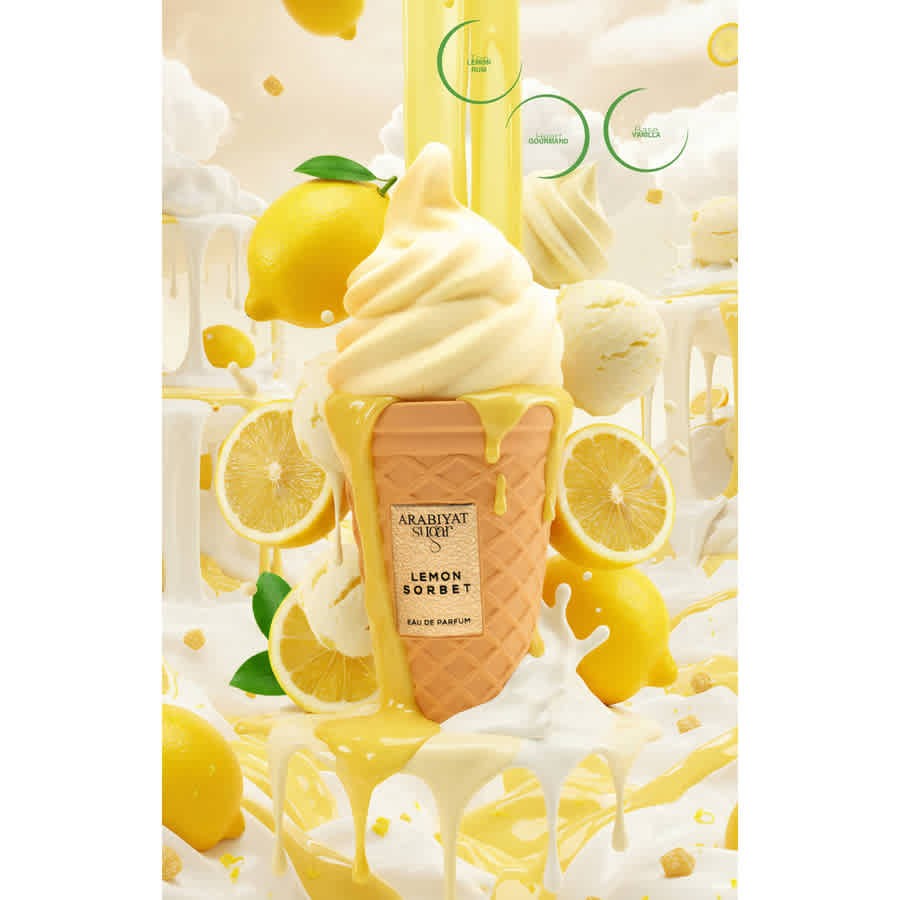Arabiyat Sugar Unisex Lemon Sorbet EDP Spray 3.4 oz Fragrances 6290361916933