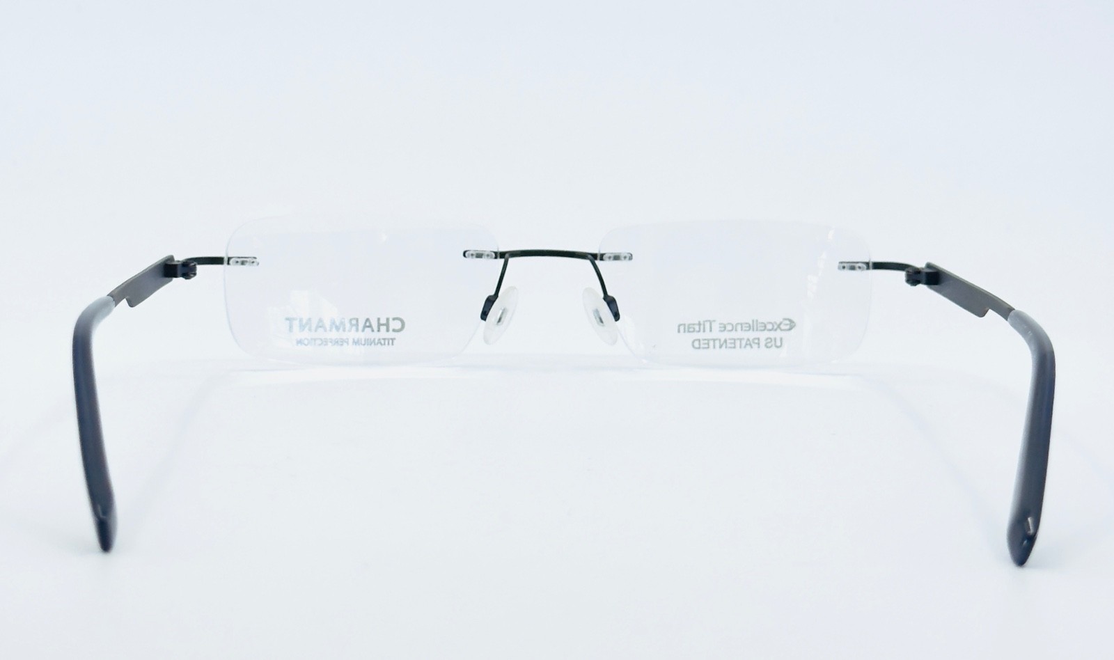 CHARMANT CH11915 BK Black Unisex Rimless (Chassis) Eyeglasses N/A-19-135 B:N/A