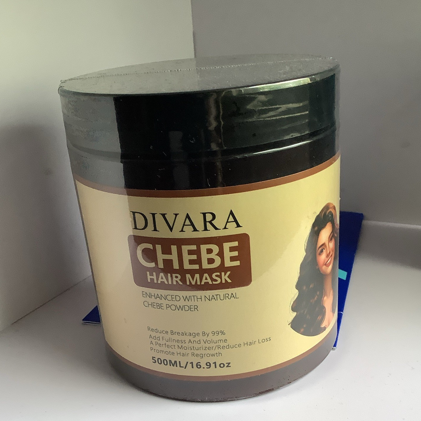 Divara Chebe Hair Mask Deep Conditioning Moisturizing Chebe Powder Cream 500mL