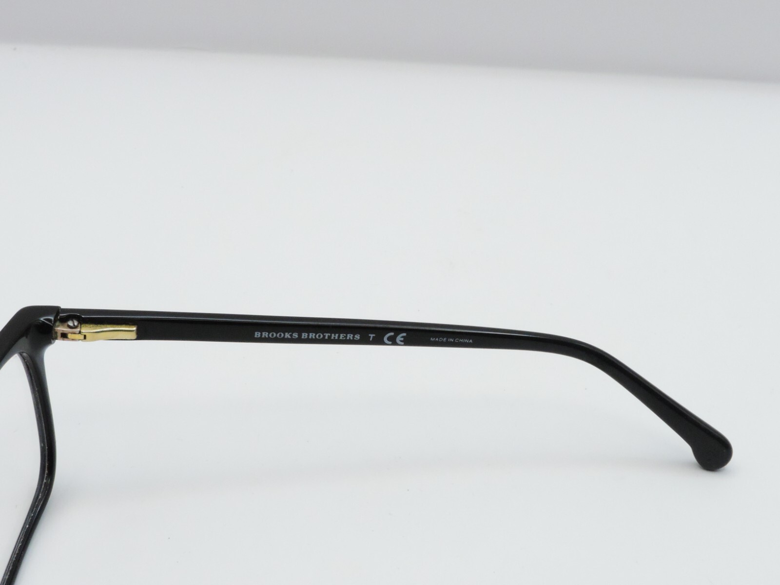 BROOKS BROTHERS B.B. 2033 SQUARE FULL RIM EYEGLASS FRAMES BLACK 54-17-145 USED*