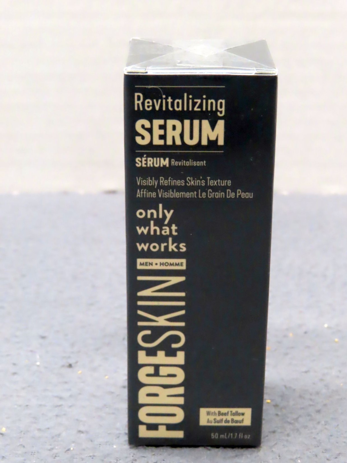 Forge Skin Revitalizing Serum for Men Beef Tallow 1.7 oz New/Sealed Exp 01/2029
