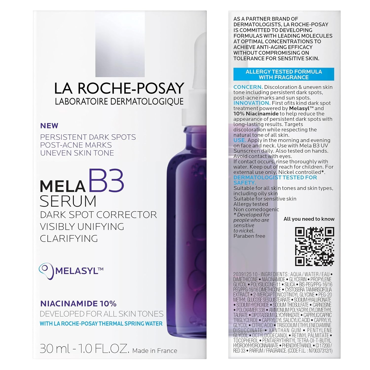 La Roche-Posay Mela B3 Intensive Anti-Dark Spot Correcting Serum 30mL EXP 2028